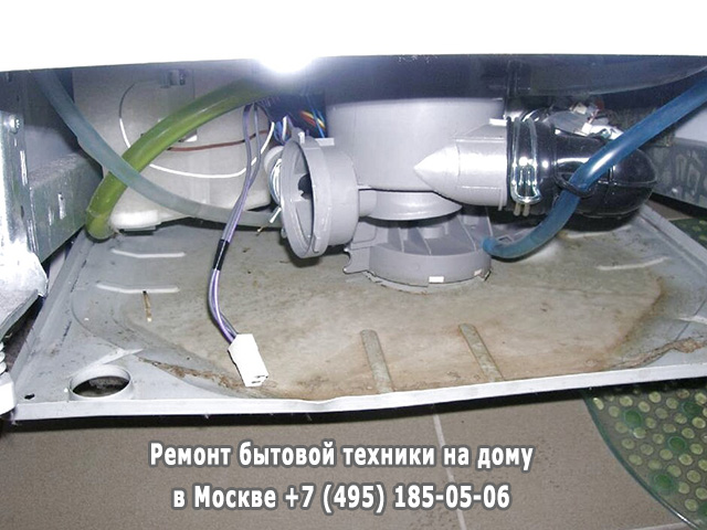 Почему с посудомоечной машины не уходит вода