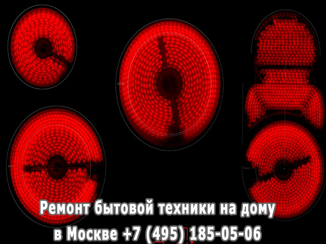 Почему на электрической плите горит буква н